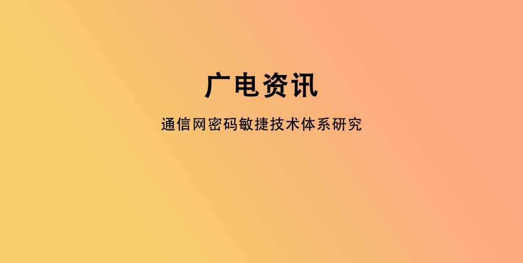 通信网密码敏捷技术体系研究