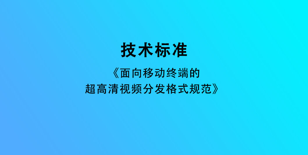 面向移动终端的超高清视频分发格式规
